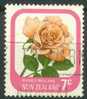 #1365 - Nouvelle-Zélande/Michèle Meilland Yvert 651 Obl - Roses
