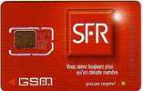 FRANCE CARTE GSM SFR NEUVE PUCE ORGA RARE - Nachladekarten (Handy/SIM)