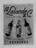 PUB VINS BORDEAUX A.LALANDE Et C° De 1947 - Publicités