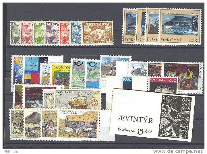 ALDERNEY, MAN, JERSEY, GREENLAND, FAEROER GROUP NH/LH - Collections