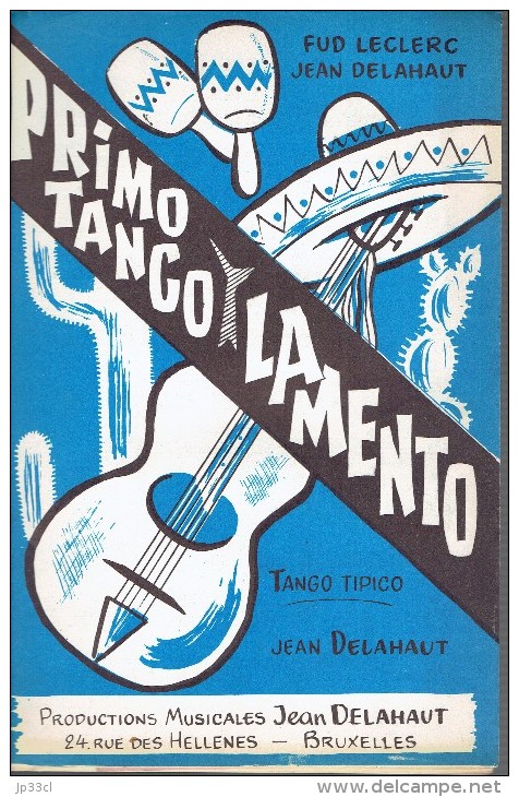 Primo Tango + Lamento De Fud Leclerc Et Jean Delahaut - Sonstige & Ohne Zuordnung