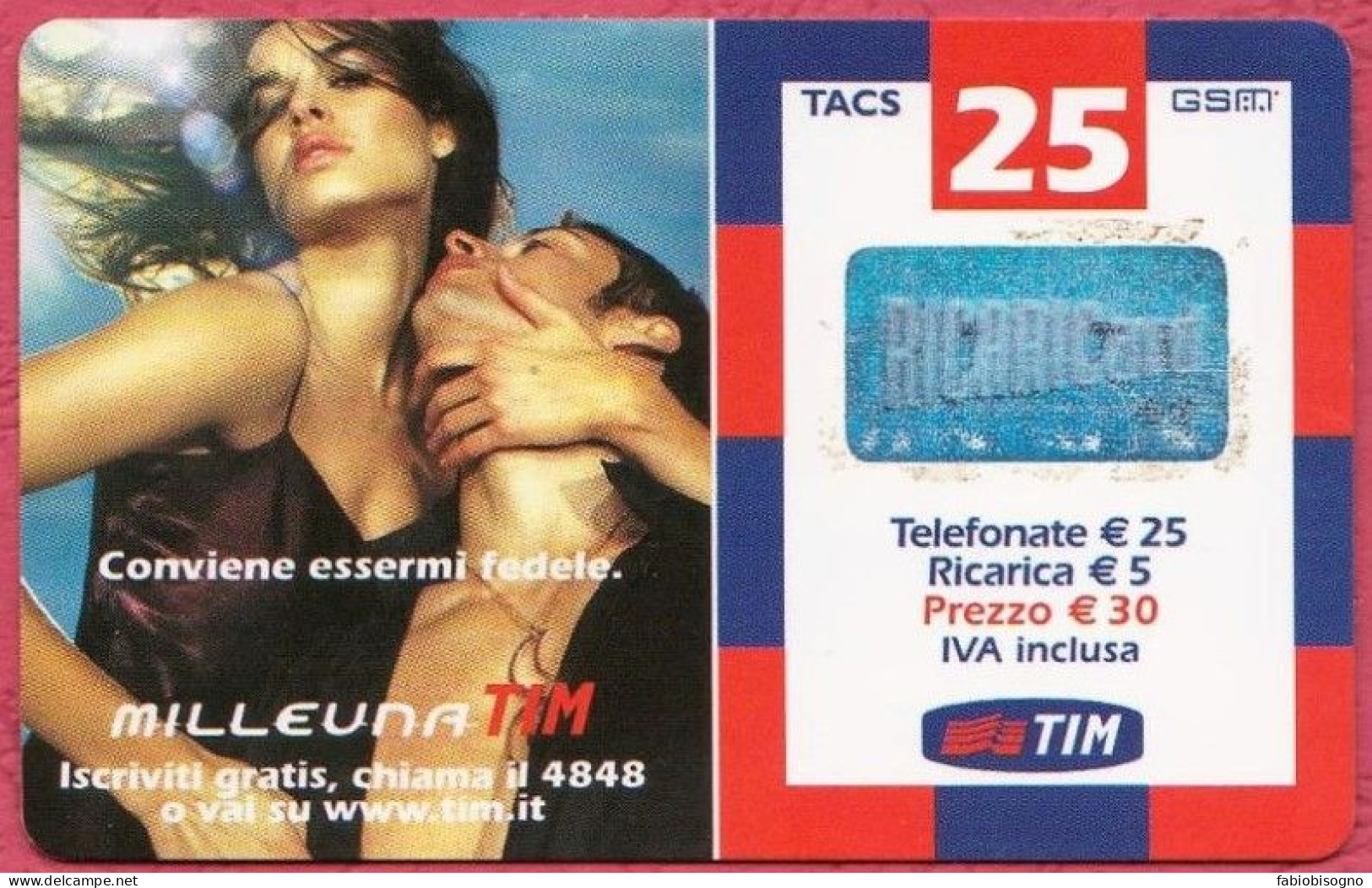 TIM Eur 25.00 (°) - Schede GSM, Prepagate & Ricariche