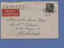 478 Op EXPRES -brief, Spoorwegstempel WATERLOO Op 7/08/1939 - 1936-51 Poortman