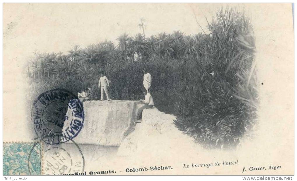 COLOMB-BECHAR - Le Barrage De L´Oued - Bechar (Colomb Béchar)
