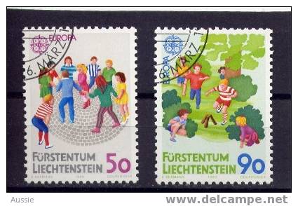 Liechtenstein Yvertnr.  901-02 (°) Used CEPT 1989 - Usati