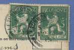 110(2) Op Postkaart, Ontwaard Met Stempel LETCHWORTH HERTS In (G.B.) Op 17/07/1915 - 1912 Pellens