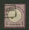 Allemagne Empire . N° 1 Oblit.  1/4 Violet- - Used Stamps