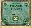 2 FRANCS 1945 - 1944 Drapeau/Francia