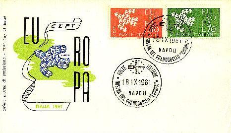 FDC Europa Italie 1961 - 1961