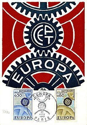 Carte Maximum Europa France 1967 - 1967
