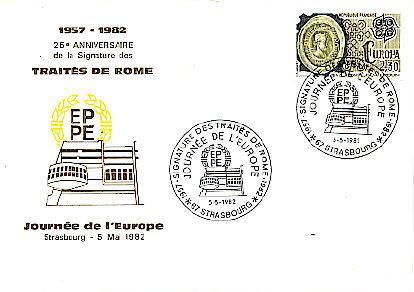 Carte Europa France 1982 - 1982