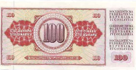 YOUGOSLAVIE / YUGOSLAVIA - 100 DINARS 1986 - Pick 90 - Yougoslavie