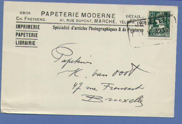 340 Op Postkaart Met Telegraafstempel  T JEMELLE T Op 21/5/31, Gebruikt Als "Griffe D'origine" !!!! - 1932 Cérès Et Mercure