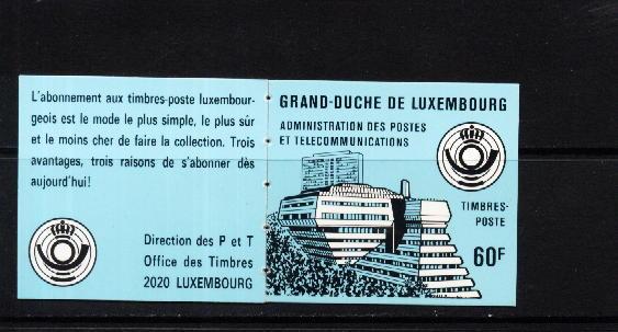 Luxembourg 1986 - Yv.Carnet 1106 Neuf** - Libretti