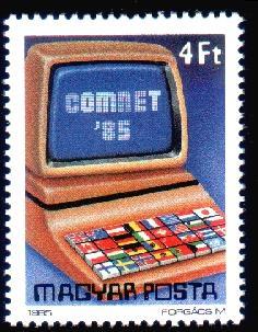 UNGARIA 1985 Mint Stamps With Computers. - Informatik