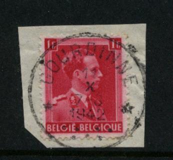 528 Op Fragment Met Sterstempel * GOURDINNE * - 1936-1957 Open Collar