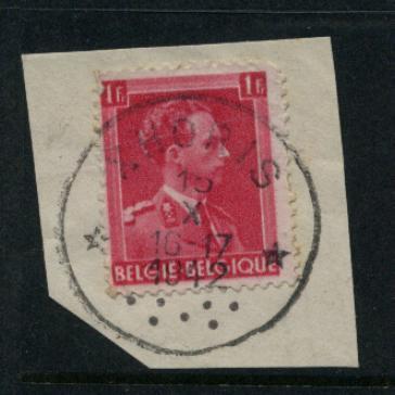 528 Op Fragment Met Sterstempel * XHORIS * - 1936-1957 Collar Abierto