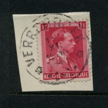 528 Op Fragment Met Sterstempel * VERREBROEK * - 1936-1957 Open Kraag