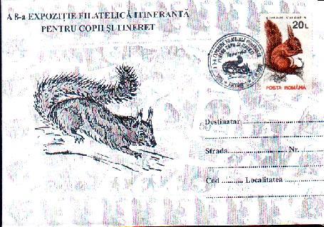 Romania Cover With Animal Rodents. - Roedores