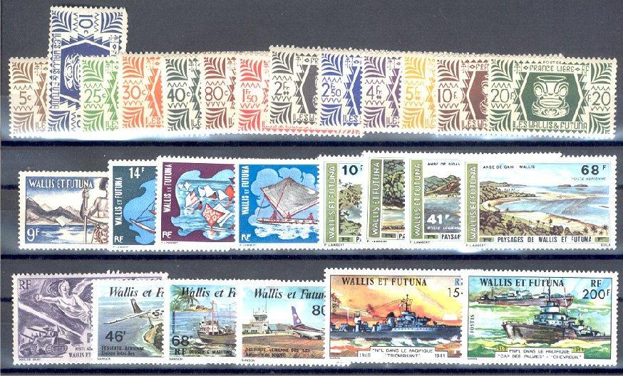 WALLIS ET FUTUNA, PETIT LOT NEUF SANS CHARNIERES ** - Lots & Serien