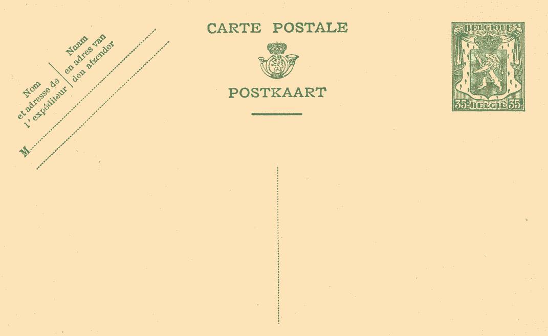 Postkaart FN 35c  *** - Briefkaarten 1934-1951
