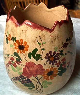 VIEUX JEMAPPES - Cache-pot En Forme D´oeuf - Vase In Egg Shape - DI60 - Jemappes (BEL)