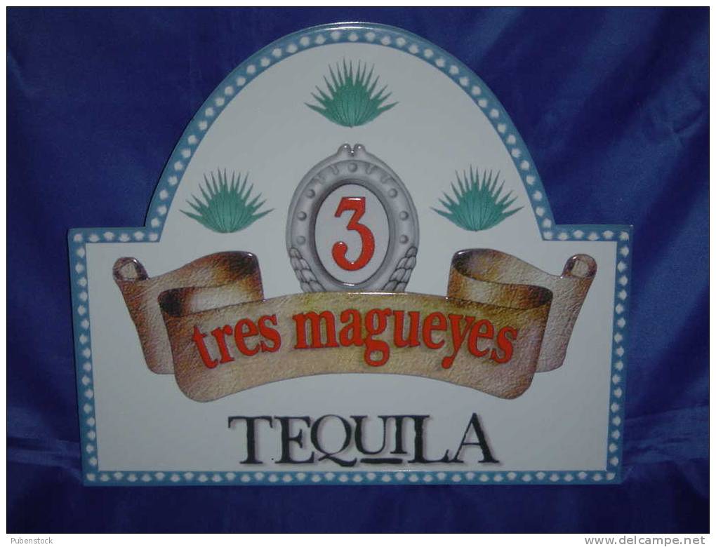 Plaque Tôle "TEQUILA " - Targhe In Lamiera (a Partire Dal 1961)