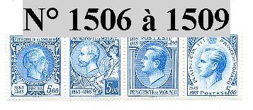 Timbre De Monaco N° 1506 A 1509 - Other & Unclassified