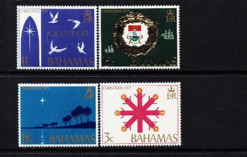 10 - Bahamas 1971 - Noel 4v. Neufs** - 1963-1973 Autonomie Interne
