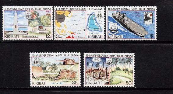 1551 - Kiribati 1983   5v. Neufs** - Kiribati (1979-...)
