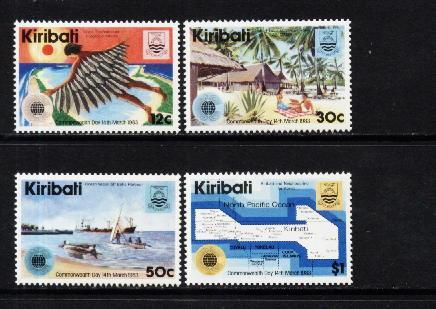 Kiribati 1983  - 4v. Neufs**(d) - Kiribati (1979-...)