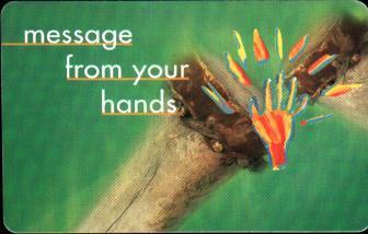 RSA Used Telephonecard "Message From Your Hand" Code Tgak - Südafrika