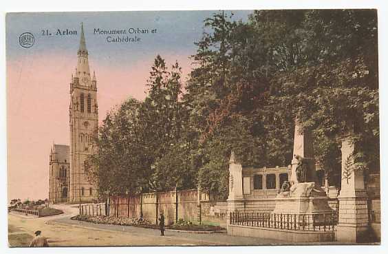 Arlon - Monument Orban Et Cathédrale - Arlon