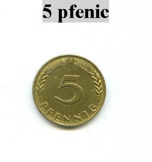 Piece D´allemagne 5 Pfennic 1966 J - Other & Unclassified