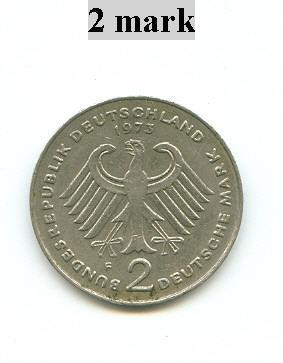 Piece D´allemagne 2 Mark 1969 F - Other & Unclassified