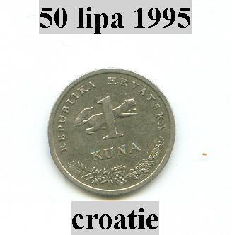 Piece De Croatie  50 Lipa 1995 - Kroatië