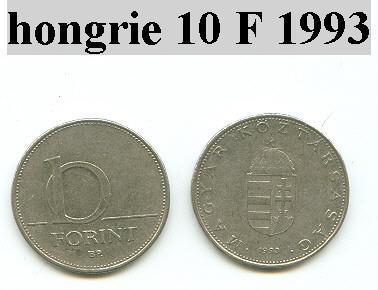 Piece D´hongrie  10 Florint 1993 - Ungarn