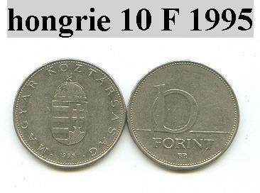 Piece D´hongrie  10 Florint 1995 - Hungría