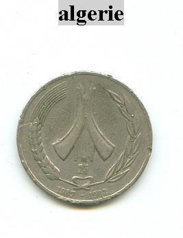 Piece D´algérie 1 Dinar 1962-1987 - Algeria