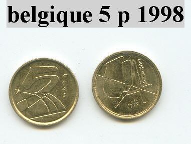 Piéce D'espagne 5 Pesetas 1998 - Autres & Non Classés