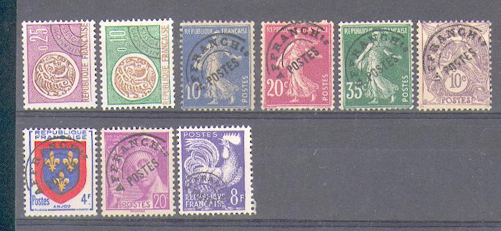 France Precancels * (9) - 1893-1947