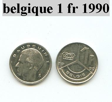 Piéce De Belgique 1 Fr 1990 - Ohne Zuordnung