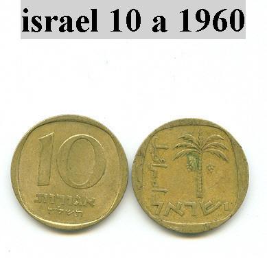 Piéce D ´israel 10 Agorot 1960 - Israël