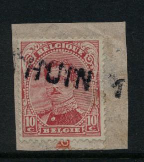 138 Op Fragment Met Naamstempel  THUIN 1 - 1915-1920 Albert I