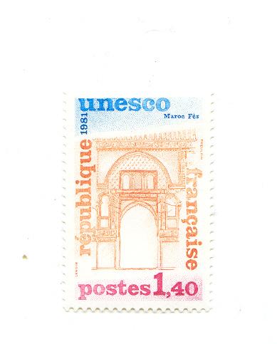 Timbre De L´unesco 1980 1,40 Fr  N° 68 - Nuevos