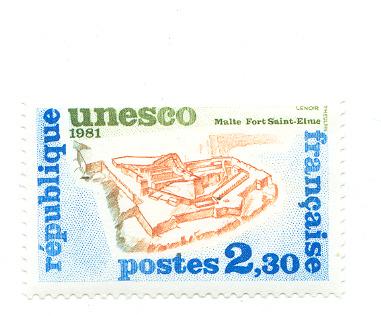 Timbre De L´unesco 1980 2,30 Fr  N° 70 - Mint/Hinged