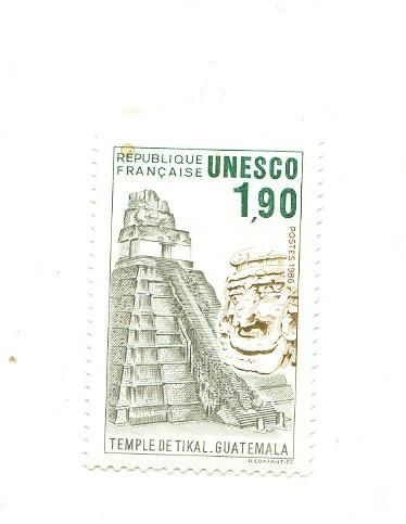 Timbre D´unesco 1986 1,90 Fr  N° 91 - Mint/Hinged