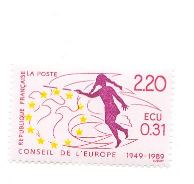 Timbre Du Conseil De L´europe  1989 2,20 Fr  N° 100 - Mint/Hinged