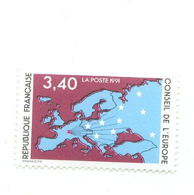 Timbre Du Conseil De L´europe 1990 3,40 Fr  N° 107 - Nuevos