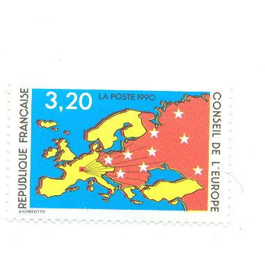 Timbre Du Conseil De L´europe 1990 3,20 Fr  N° 105 - Mint/Hinged